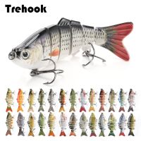 【LZ】☽  Trehook naufrágio wobblers iscas de pesca 10cm 17.5g 6 multi articulado swimbait duro artificial isca pique/baixo isca de pesca crankbait