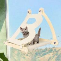 Serally Cat Window Perch เปลญวนสำหรับหน้าต่างสำหรับอาบแดดเฟอร์นิเจอร์แมวที่นั่งแดด