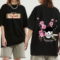 New FashionJapanese Anime One Piece Roronoa Zoro T Shirt Men Harajuku Manga Graphic Oversized T Shirt lelaki black large plus size XS-XXXL 100% cotton men casual birthday gift 2023