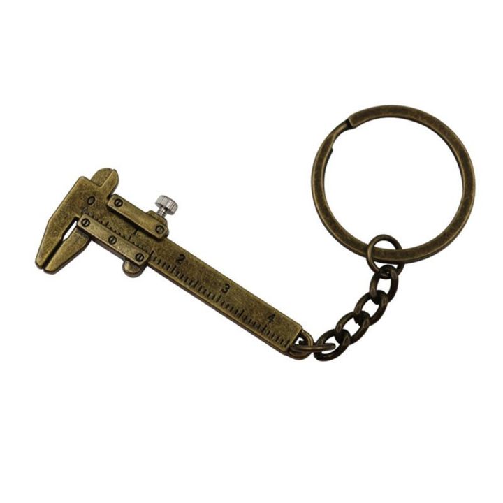 พวงกุญแจพวงกุญแจกับที่แนบมาเวอร์เนียคาลิปเปอร์ทันสมัยและเป็นประโยชน์รังเครื่องมือ