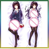 วิธีการเลี้ยงดูแฟนที่น่าเบื่อ Kasumigaoka Utaha ปลอกหมอน Dakimakura ปก Moegirl Otaku ที่นอนหมอนการ์ตูนหมอน