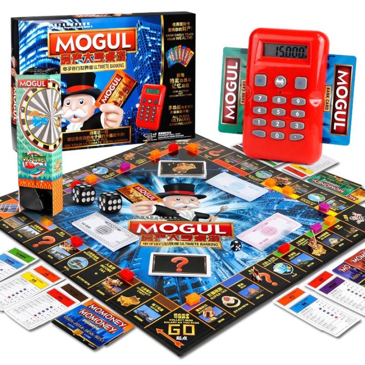 Genuine Board Game Monopoly Adult Oversized Deluxe Adult Classic ...