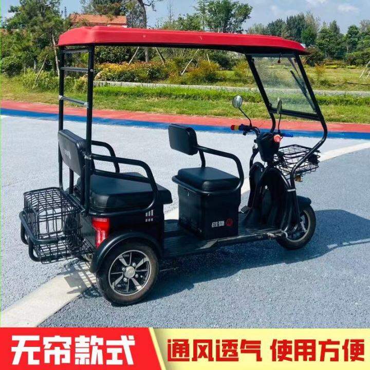 Electric tricycle canopy new minibus fully enclosed transparent canopy ...