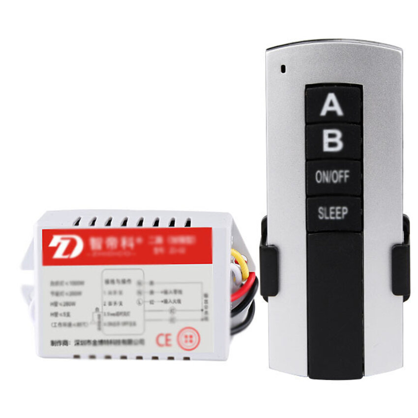 1/2/3 Channel Switch ON/OFF 110/220V Wireless Remote Control Switch Receiver Transmitter for Lamp Light Electrical Equipments