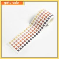 GOTORADE หลากสี สติ๊กเกอร์ลายจุด 8mm = ครับ วงกลมวงกลม ป้ายลายจุด 1250ชิ้นค่ะ กาวในตัว ออฟฟิศสำหรับทำงาน