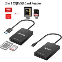 การ์ดรีดเดอร์ SD อเนกประสงค์ XQD Type-C USB 3.0การ์ดความเร็วสูงถึง5Gbps สำหรับ Sony G &amp; M Series XQD สำหรับการ์ดรีดเดอร์ SD