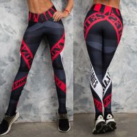 【YD】 Yo-ga Pants Leggings Workout Push Up Gym Wear Waist Fringe Elastic