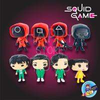 มีของพร้อมส่ง!!!  Squid game สไตล์เกาหลี TV เกมหน้ากากคอสเพลย์สแควร์วงกลมสามเหลี่ยมหน้ากากฮาโลวีน โมเดล