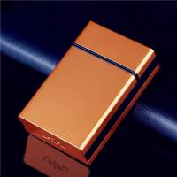 Thick &amp; Short Ciggarete Case Slipcover Solid Color Glossy Ciggarrete Cover Hard Shell Holder 5 Colors