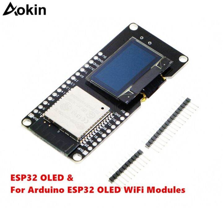 ESP32 OLED For Wemos WiFi Module Bluetooth Dual ESP 32 ESP 32S ESP8266 ...