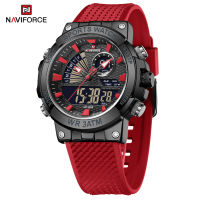 NAVIFORCE Men Watch Waterproof Watches Casual Sports Analog Digital Wristwatch Multifunction with Luminous Display