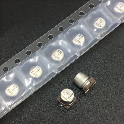 10Pcs/100Pcs 1uF 50V NICHICON WX series 4x5.4mm 50V1uF Chip type SMD Aluminum Electrolytic Capacitor