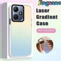 Jingsanc เคสเลเซอร์สำหรับ Infinix,เคสเลเซอร์ไล่ระดับสี30โทรศัพท์ใช้เล่นกันกระแทกฝาหลังด้าน Infinix ร้อน30/30i ร้อน/ร้อน/ร้อน30 A38-1เล่น30