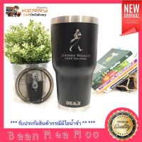 Baan Mea Moo แก้ว BEAR Rambler แก้วเก็บอุณหภูมิร้อน เย็น ขนาด 30 ออนซ์ ผิวทราย Laser ลาย จอนนี่ วอร์คเกอร์ Johnnie Walker สามารถเก็บความเย็นได้ยาวนานกว่า 12 ชม