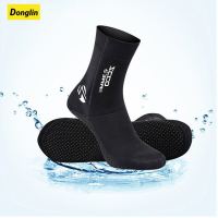 Donglin 3Mm Neoprene ถุงเท้าดำน้ำรองเท้าว่ายน้ำ Anti Slip Beach รองเท้า Unisex Warm Wetsuit รองเท้าสำหรับดำน้ำดูปะการังใต้น้ำ Surfing