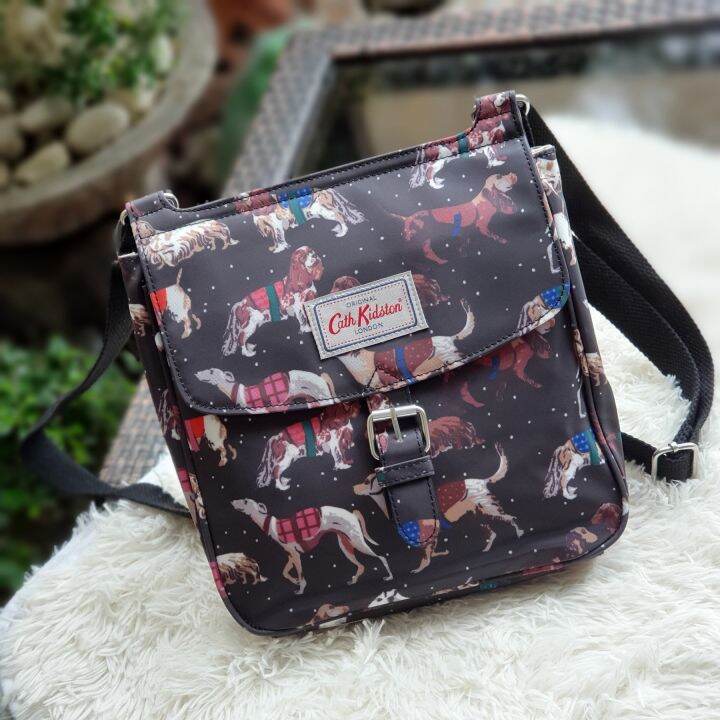 Dog print deals crossbody bag