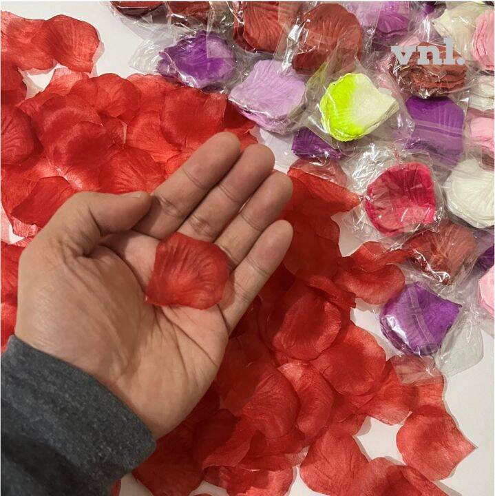 100 PCS Artificial Petals, Artificial Rose Petals, Artificial Flower