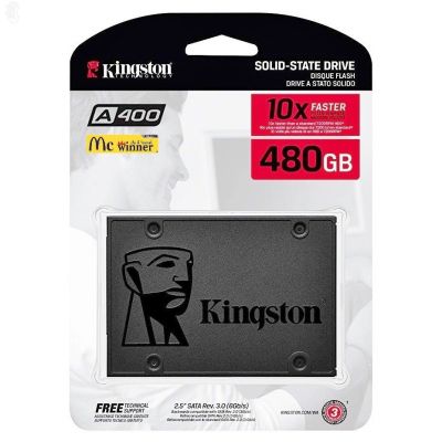 ลด 50% (พร้อมส่ง)แรงส์ 6.6480GB SSD (เอสเอสดี) KINGSTON A400 SATA III  2.5” (SA400S37/480G) - รับประกัน 3 ปี(ขายดี)