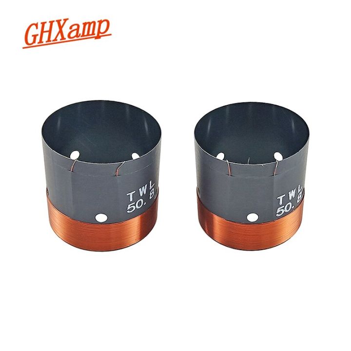 2pcs-ghxamp-50-8mm-bass-voice-coil-pure-copper-wire-two-layer-black-aluminum-skeleton-high-power-51-core-speaker-accessories