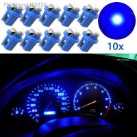 10pcs T5 B8.5D 5050 1SMD Auto Accessories Dashboard Dash Cluster Speedmeter Instrument Panel LED Light Blue 12V Car Light source