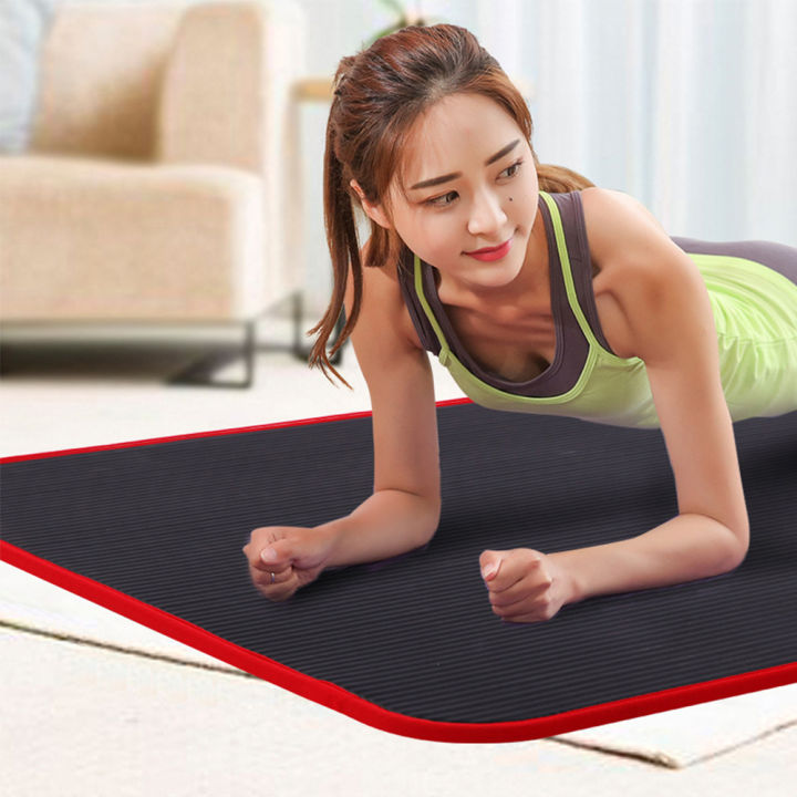10MM Extra Thick Yoga Mats Non-slip NRB Exercise Mat with Bandages