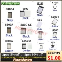 Novaphopat กระจกหน้าจอสำหรับ Nokia 8800SE 8800 SE Sirocco 8800 Arte 8600 515 6700 6700C แก้วหน้าจอแอลซีดีปุ่มกดเลนส์แผง