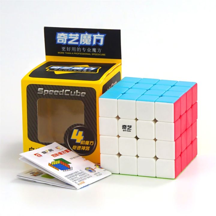 ecube-qiyi-qiyuan-4x4x-4ลูกบาศก์เวทย์มนต์มืออาชีพเกมส์ประลองความเร็วการแข่งเบื้องต้น4x4ของขวัญของเล่นเพื่อการศึกษา-cubo-magico