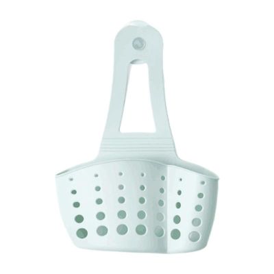 【CC】♝☁  Sink Drain Basket Cup Sponge Storage Holder Hangable Shelf Soft Wall Bedroom Supplies