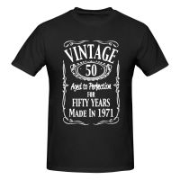 50Th Birthday Gifts Year 1971 100% Cotton For A Cool Comfortable Tshirt