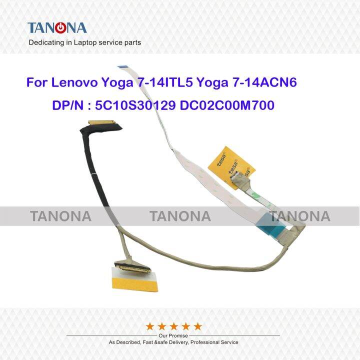 New Lenovo Yoga 7-14ITL5 82BH LCD Rear Back Cover Hinge Caps Left & Right, Blue Grey Dark Moss, 5H50S28982 5H50S28981