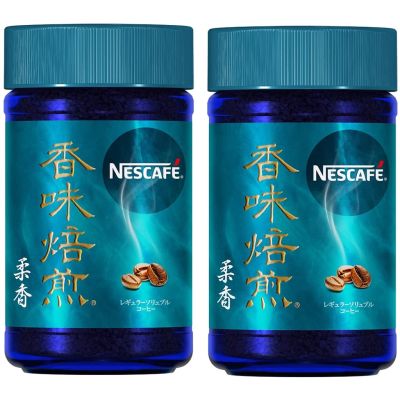เนสกาแฟขวดฟ้า Nescafe flavor Roasted Soft Incense 60g กาแฟสำเร็จรูป นำเข้าจากญี่ปุ่น