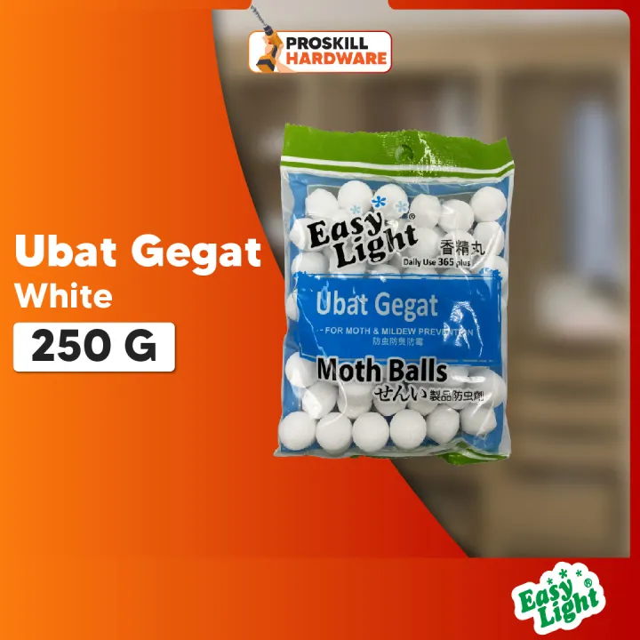 PROSKILL HARDWARE Easylight Moth Balls White Remove Odor Round Moth