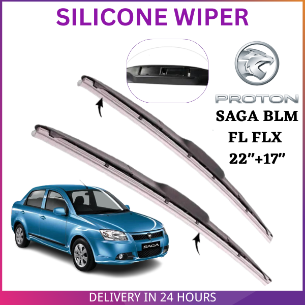 Proton Saga Blm Fl Flx Vvt Sv Sections Boneless Hybrid Silicone Wiper Pcs Set