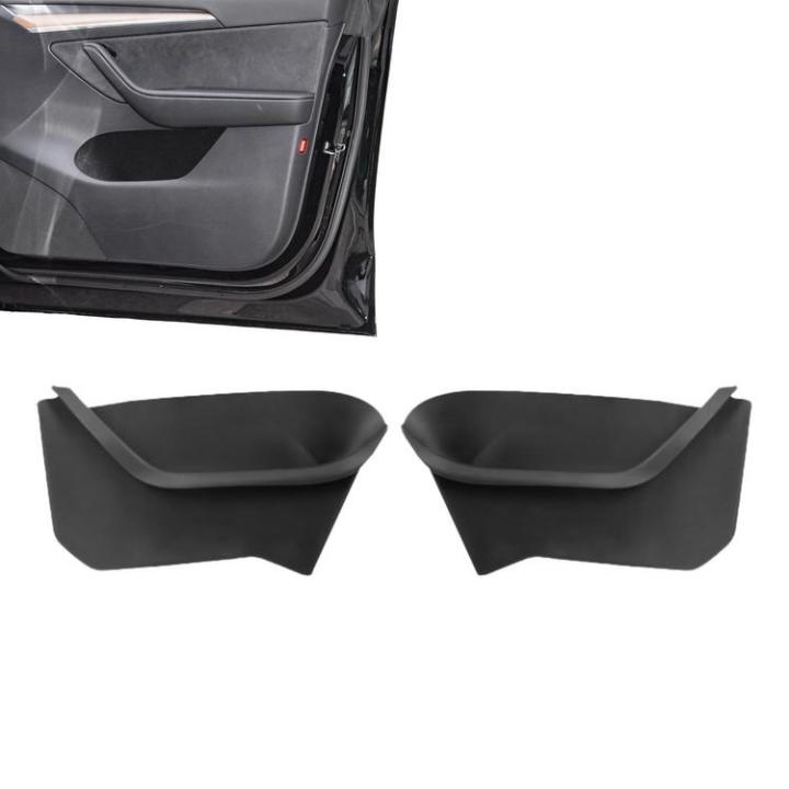 car-door-tray-box-2pcs-storage-slot-insert-for-model-y-front-back-door-side-shockproof-car-interior-organization-for-keys-snacks-practical