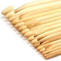 【YF】 New Arrival 16 Sizes Set 6  Bamboo Knitting Weave Needle Crochet Hooks Craft Tool 2.0-12.0mm in Hot Sale Knit hook Tools