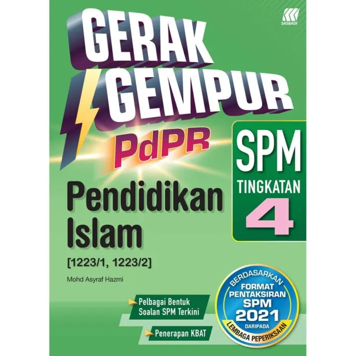 St Sasbadi Gerak Gempur Pdpr Spm 2021 Pendidikan Islam Tingkatan 4 Lazada