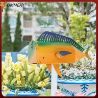 UMMEAX กล่องจดหมายสำหรับตกแต่งกล่องจดหมายไปรษณีย์สวนคุณภาพสูงสีสันสดใสการตกแต่งบ้านกล่องไปรษณีย์ปลาโลมามาตรฐาน