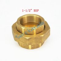 Brass pipe union Connector Coupling 1.1/2 BSP female Thread Plumbing fittings water Air fuel oil