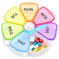 【CW】✧  Medicine 7 Day Weekly Pill Organizer Large Storage Vitamin Medication