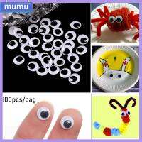 MUMU 100 PCS 14 ขนาด งานฝีมือ DIY อะไหล่ของเล่นยัดไส้ ของขวัญสร้างสรรค์ ตาตุ๊กตา ตาไดโนเสาร์ อุปกรณ์ตุ๊กตา