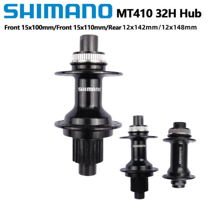SHIMANO MT410 Hub 12 Speed Micro Spline Thru Axle Hub 32H Centerlock