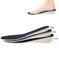 [Fashion goods060]1คู่ Insoles รองเท้า Breathable Half Insole เพิ่มความสูงส้น InsertShoes Pad Cushion Unisex 2 4ซม. ความสูงเพิ่ม Insoles