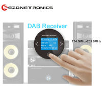 Ezonetronics Portable Car DAB Radio Adapter FM Transmitter Music Receiver Digitall Supports Steering Wheel Remote Control