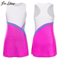 Kids Girls Tennis Golf Sport Sundress Summer Yoga Outdoor Sport Sleeveless Dress for Tennis Golf Badminton Cheerleading Dance  by Hs2023