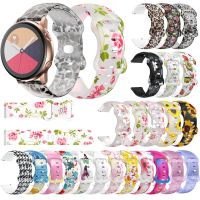 silicone 20mm 22mm band Strap For Samsung Galaxy Watch Active 2 40/44mm / 3 41mm smartwatch wristband For Huawei GT 2 42mm Cases Cases