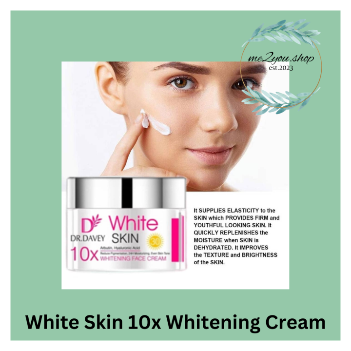 Authentic and Effective Dr.Davey White Skin 10x Whitening Face Cream Lazada PH