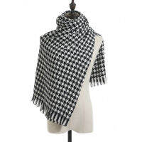 Johnature  Winter New Casual Plaid Warm Showl Thicken Women Scarf All Match Tassle 7 Colors Scarf