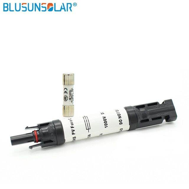SOLAR In-line Fuse Connector 1000V DC Male to Female PV Solar Fuse ...