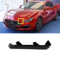 สำหรับ Maserati Ghibli M157 2014-2020กันชนหน้าซ้ายและขวาแผงยึดเคลือบเงาสีดำตกแต่งยึด