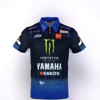 Most popular racing clothes High quality stock 2022 New F1 Racing Suit YAMAHA Racing F1 Jersey Summer Unisex Short Sleeve Polo Shirt